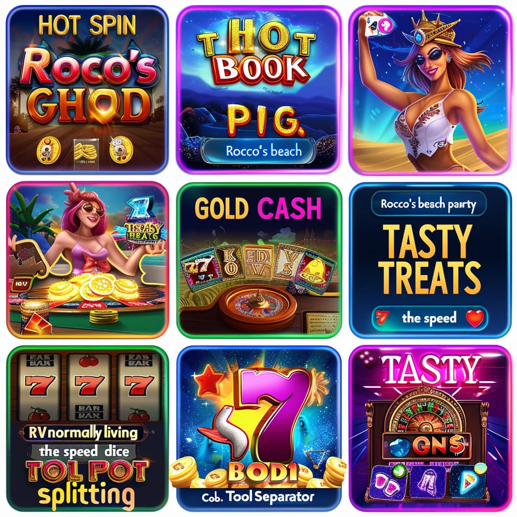 888p caça-níqueis online com jogos populares como Hot Spin, Gold Cash e Tasty Treats
