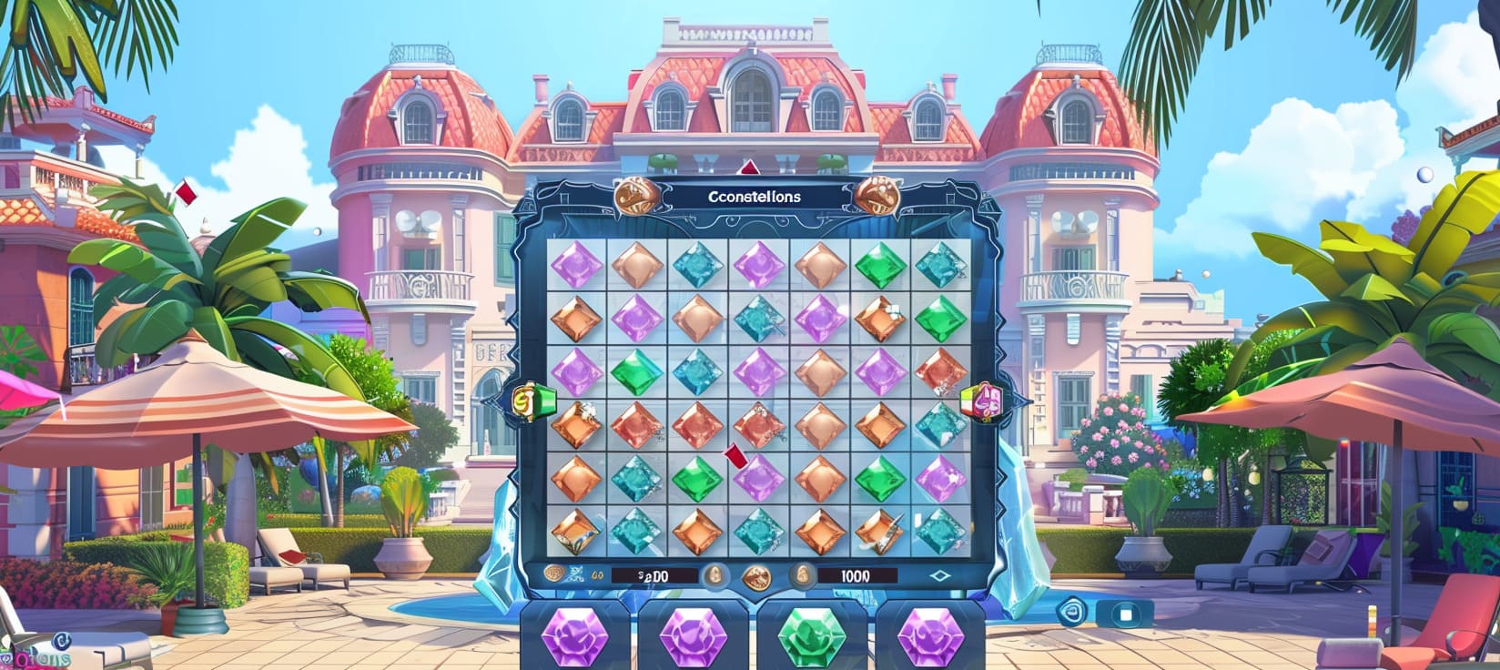 888p Constellations slot game cassino online com pedras preciosas